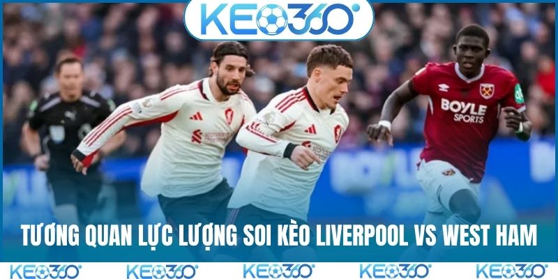 Tương quan lực lượng soi kèo Liverpool vs West Ham