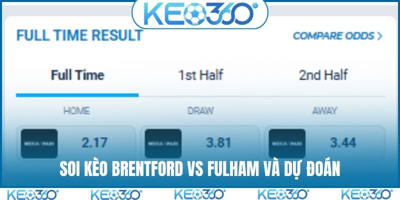 Soi kèo Brentford vs Fulham và dự đoán